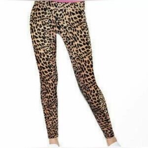 PINK Victoria's Secret Cheetah Print Leggings Women’s Size Small